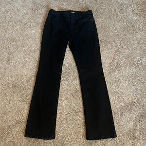 Old Navy Black Wow Mid-Rise Bootcut Jeans (6)